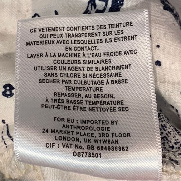 Anthropologie Pilcro & The Letterpress High Waisted Cropped Lemon Jeans - Picture 11 of 11